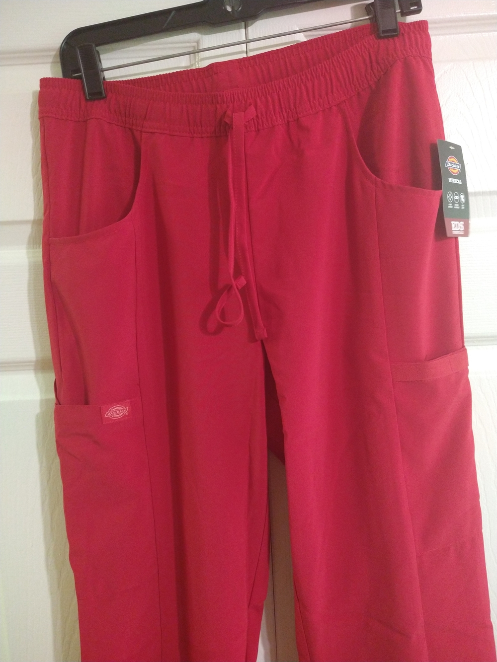 Dickies Women Stretch Scrub Pants - Red